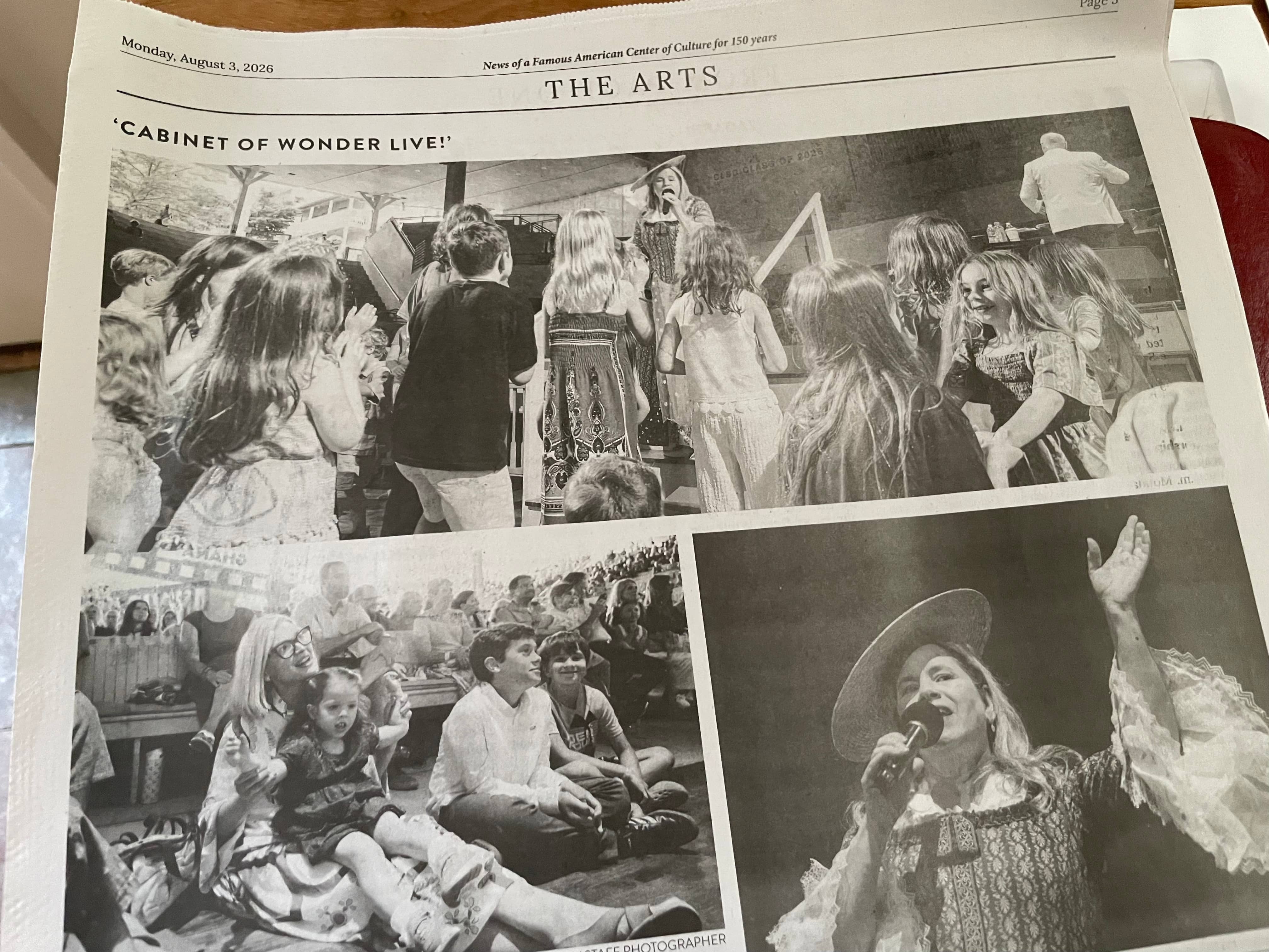 Natalie Merchent concludes a week-long residency at Chautauqua Institution